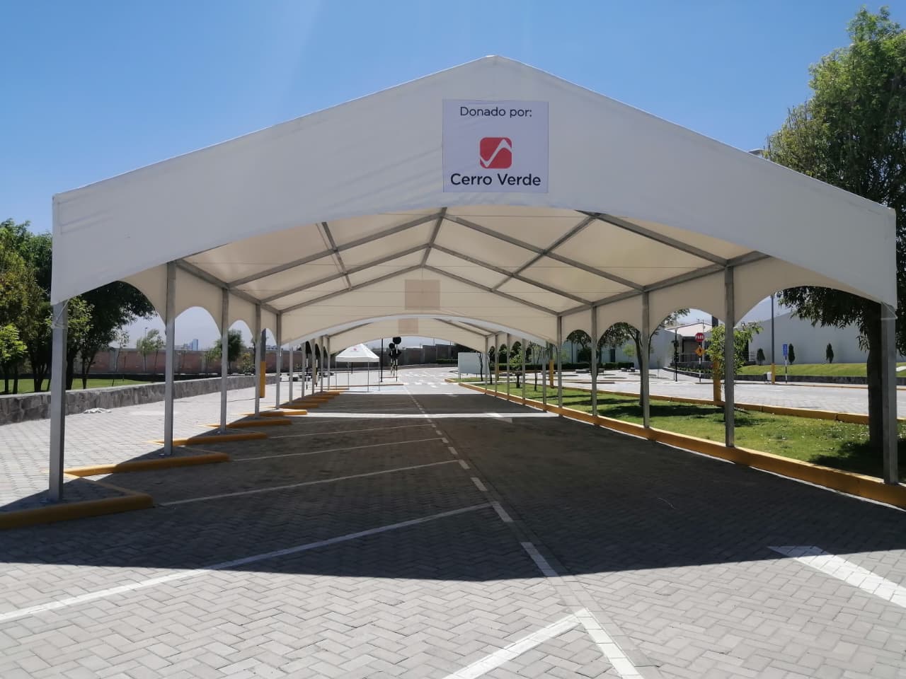Cobertura arqueada para cliente minero Cerro Verde